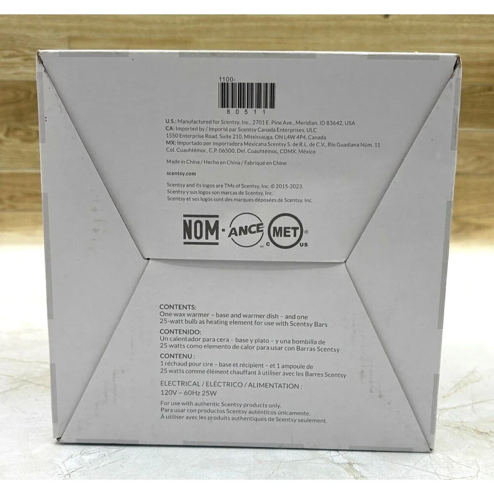 Authentic‎ Scentsy My Sun & Moon Electric Wax Warmer New In Box Porcelain